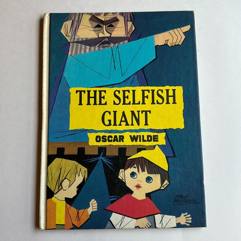 Vintage The Selfish Giant Hardcover Book by Oscar Wilde